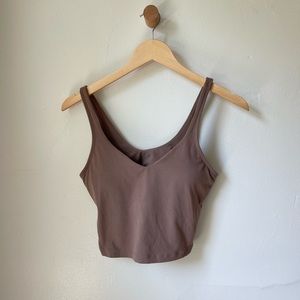 lululemon cacao align tank size 8